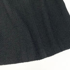 Chanel Tweed Skirt Knee Length Black Wool — view 6