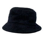 Celine Bucket Hat Logo Embroidery Alpaca Black Going — view 2