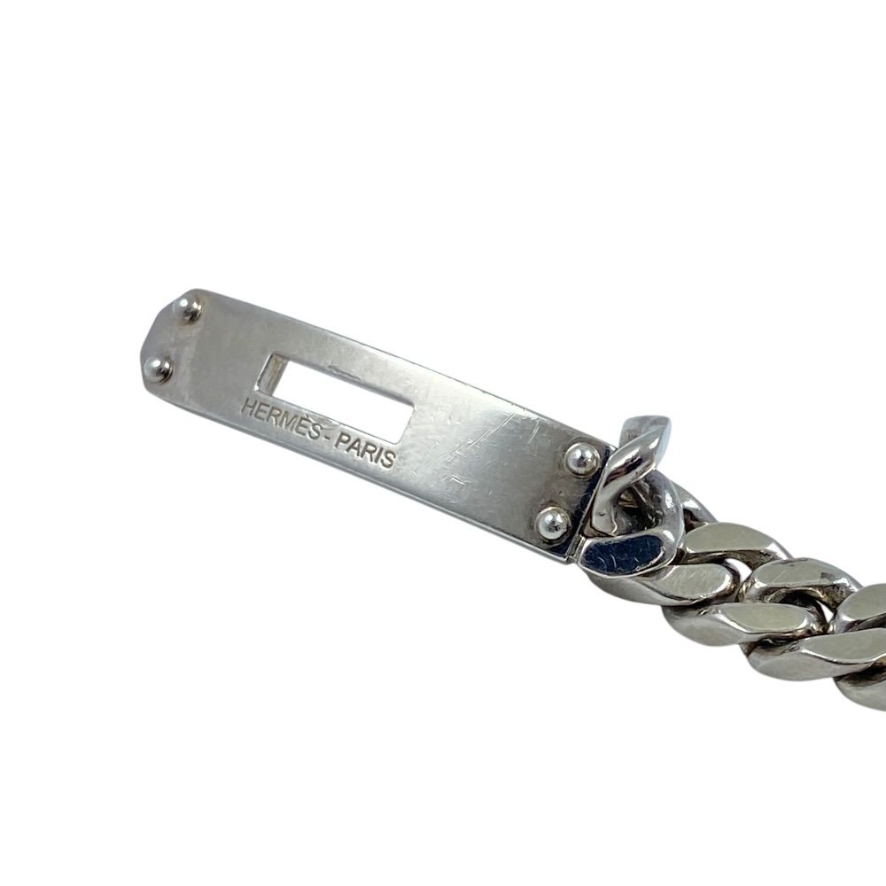 Hermes Kelly Gourmette Chain Bracelet Silver — view 6
