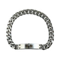 Hermes Kelly Gourmette Chain Bracelet Silver