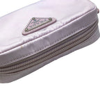 Prada Re-Nylon Micro Pouch Makeup Nylon Pink Lightweight Capacity Crossbody — view 3