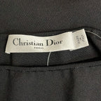 Dior Tank Top I 44 Black Silk Blend Asymmetric — view 3