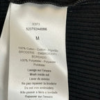 Dior Tank Top M Asymmetric Top Cotton Jersey Black — view 5