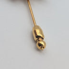Chanel Pin Brooch Lion CC Logo Gold First Era Vintage — view 3