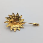 Chanel Pin Brooch Lion CC Logo Gold First Era Vintage — view 4