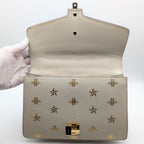 Gucci Sylvie Sherry Line Be Star White Leather 2-Way Shoulder — view 8