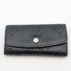 Louis Vuitton Key Case Multicles 4 Monogram Mahina Noir Black Quadruple Strand