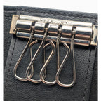 Louis Vuitton Key Case Multicles 4 Monogram Mahina Noir Black Quadruple Strand — view 7