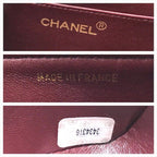 Chanel CC Logo Diana Quilted Lambskin Chain Shoulder Bag Crossbody Black — view 9