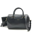 Saint Laurent YSL Leather Shoulder Bag Black