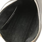 Saint Laurent YSL Leather Shoulder Bag Black — view 8