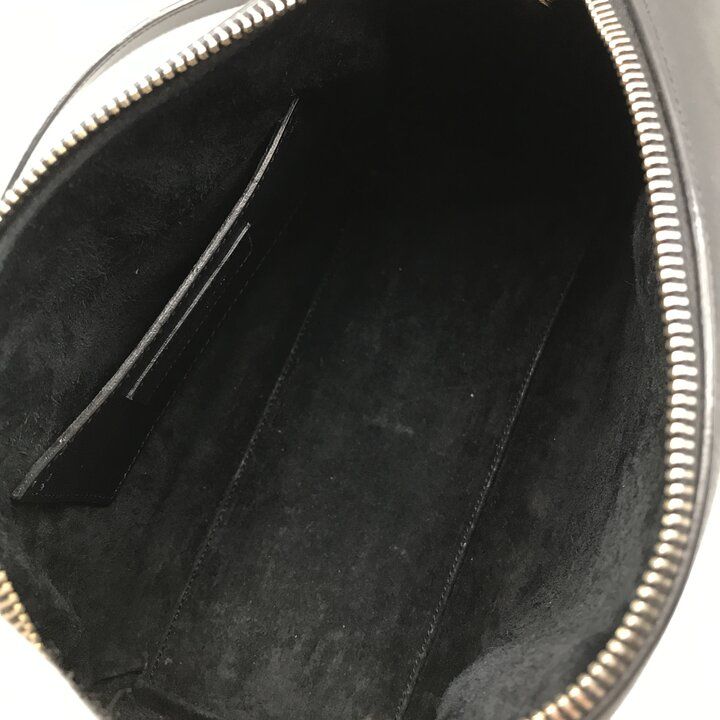 Saint Laurent YSL Leather Shoulder Bag Black — view 8
