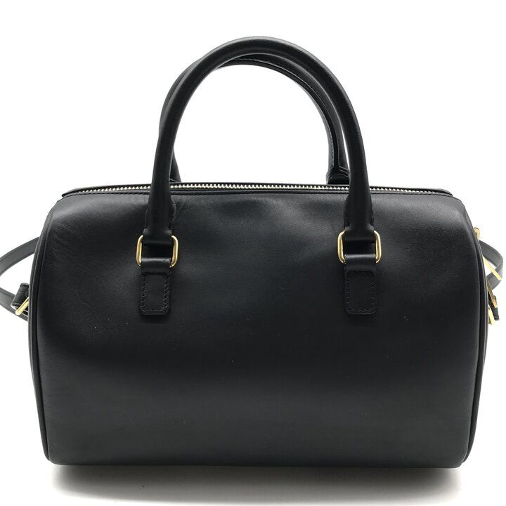 Saint Laurent YSL Leather Shoulder Bag Black — view 2