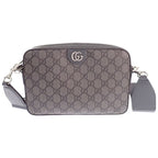 Gucci Ophidia Small Cross Belt Bag Second GG Canvas Gray