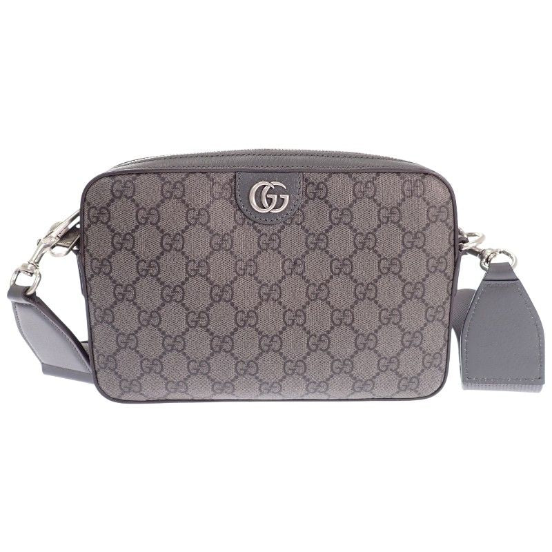 Gucci Ophidia Small Cross Belt Bag Second GG Canvas Gray
