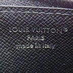 Louis Vuitton Card Case Taiga Monogram Eclipse Coin Holder Black Pocket Small — view 7