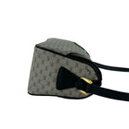 Gucci Vintage Micro GG Logo Leather Shoulder Bag Sacoch Pochette Navy — view 6