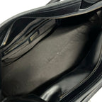 Fendi Shoulder Bag Zucca Pattern Black Leather — view 7