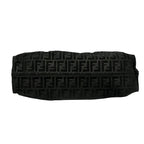 Fendi Shoulder Bag Zucca Pattern Black Leather — view 5