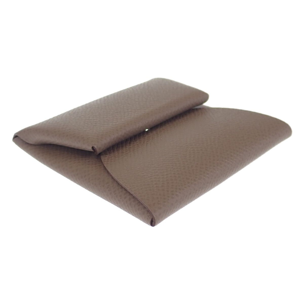 Hermes Bastia Coin Purse Veau Epsom Etoupe Beige — view 4