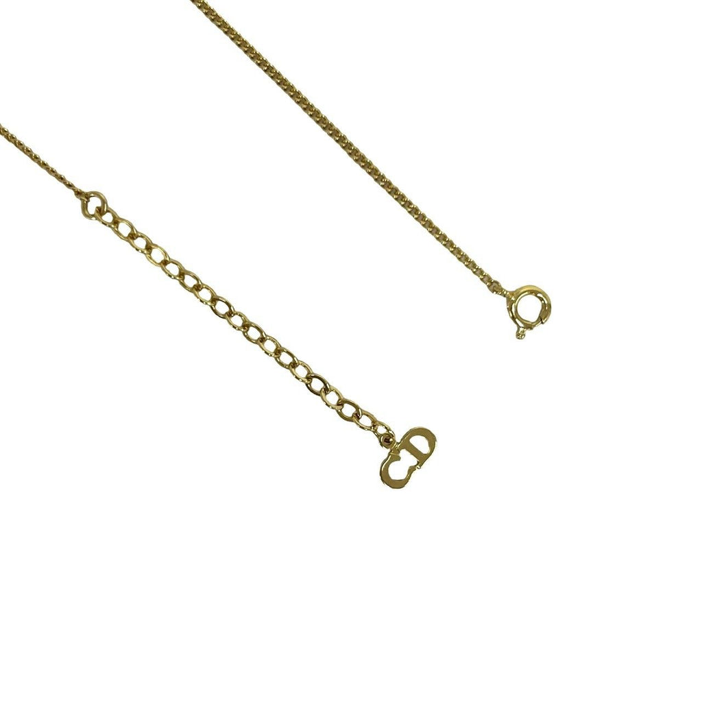 Dior Vintage CD Logo Necklace Gold — view 5