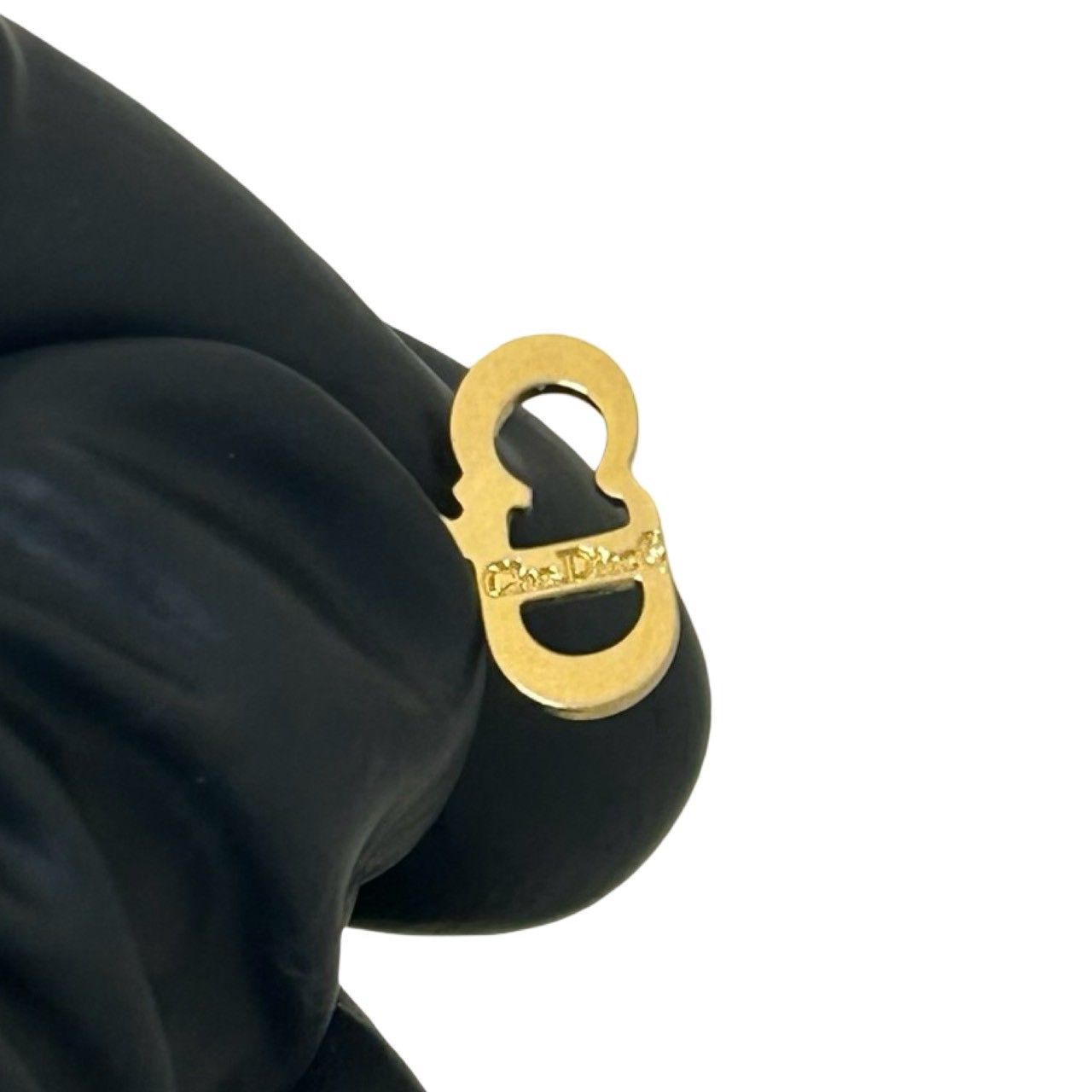 Dior Vintage CD Logo Necklace Gold — view 3
