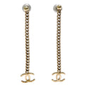 Chanel Earrings Green