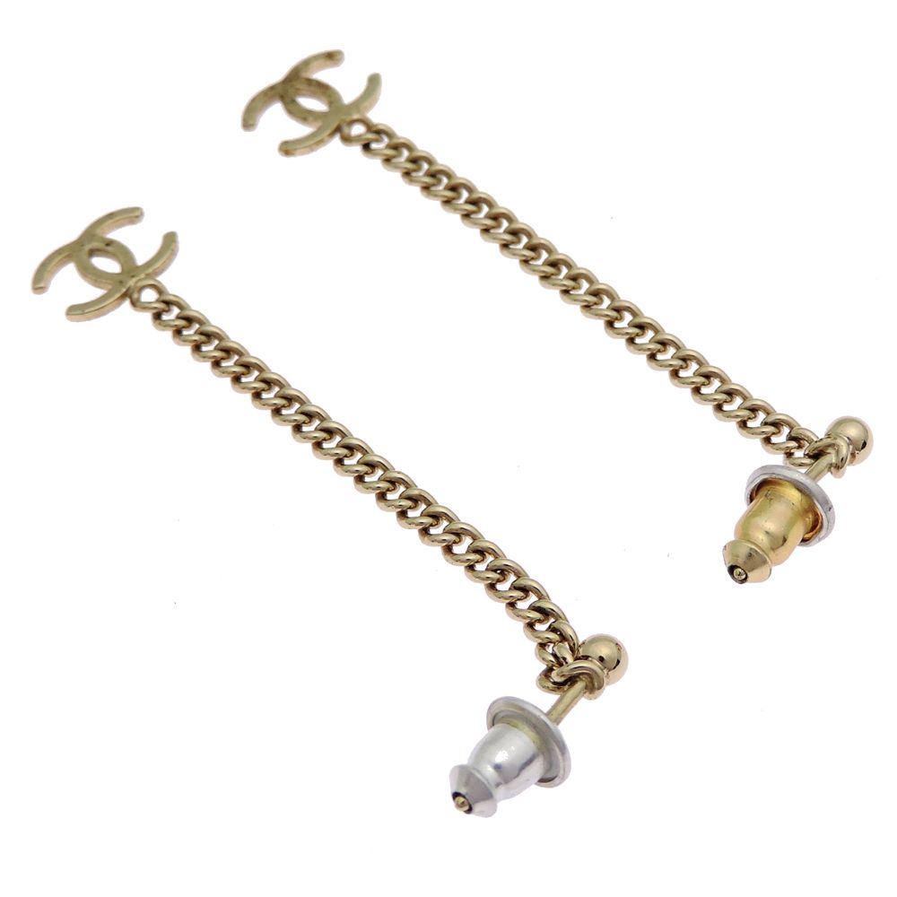Chanel Earrings Green — view 3