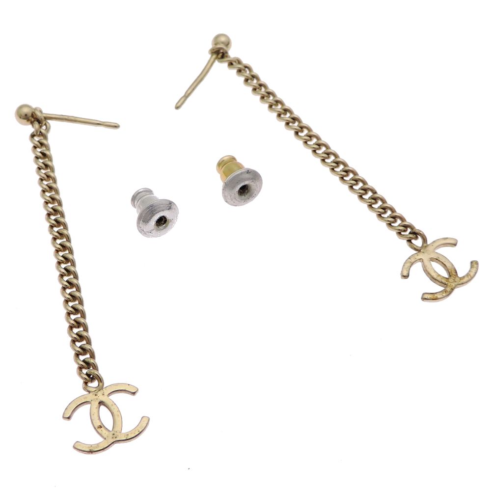 Chanel Earrings Green — view 4