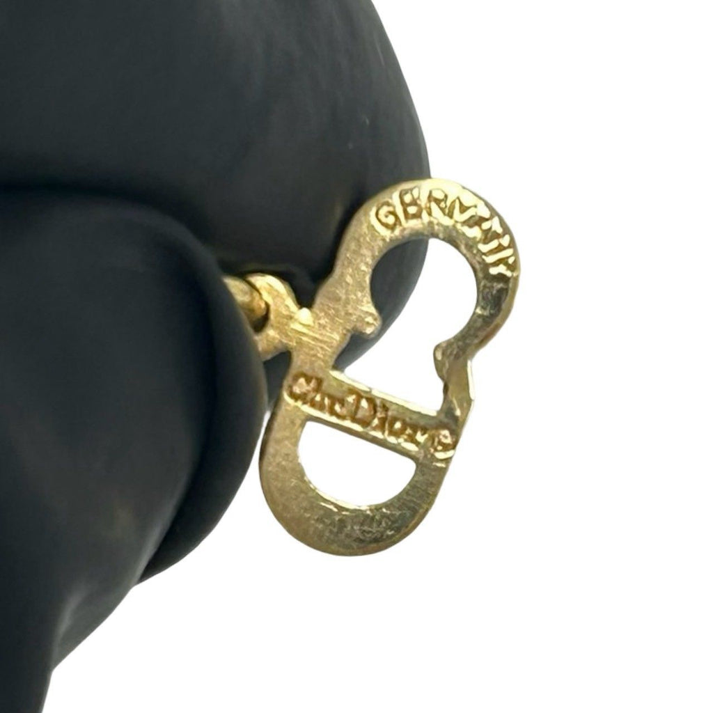 Dior Vintage CD Logo Necklace Gold — view 3