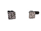 Dior Earrings Trotter Square Silver Metal