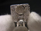 Dior Earrings Trotter Square Silver Metal — view 3