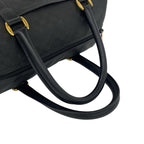 Gucci Bagged Vintage Micro GG Logo Leather Mini Boston Bag Black — view 4