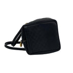 Gucci Bagged Vintage Micro GG Logo Leather Mini Boston Bag Black — view 5