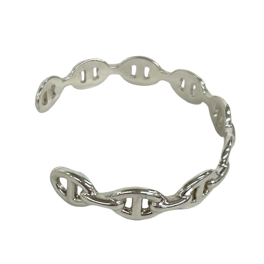 Hermes Chaine D'ancre Bag Bangle 925 Sterling Silver — view 6