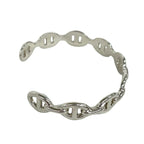 Hermes Chaine D'ancre Bag Bangle 925 Sterling Silver — view 6