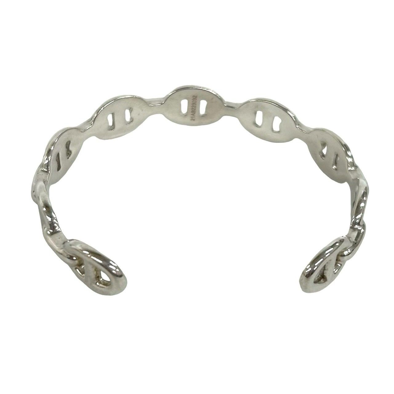 Hermes Chaine D'ancre Bag Bangle 925 Sterling Silver — view 7