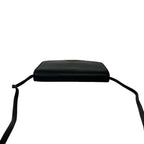 Dior Vintage CD Logo Leather Shoulder Bag Pochette Sacoch Black — view 4