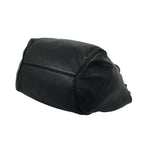 Loewe Anagram Logo Leather Drawstring Shoulder Bag Tote Black — view 8