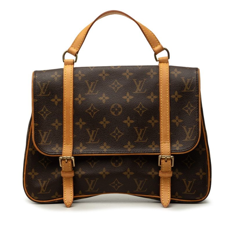 Louis Vuitton Monogram Marelle Sac a Dos Handbag Brown Leather
