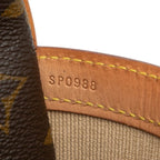 Louis Vuitton Monogram Reporter PM Crossbody Shoulder Bag Brown Leather — view 6