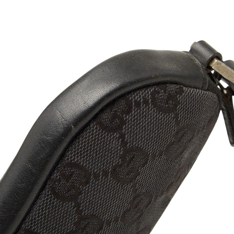 Gucci GG Canvas Pouch Case Black — view 5
