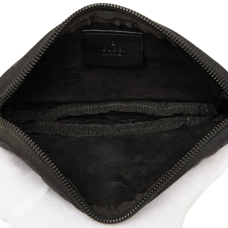 Gucci GG Canvas Pouch Case Black — view 6