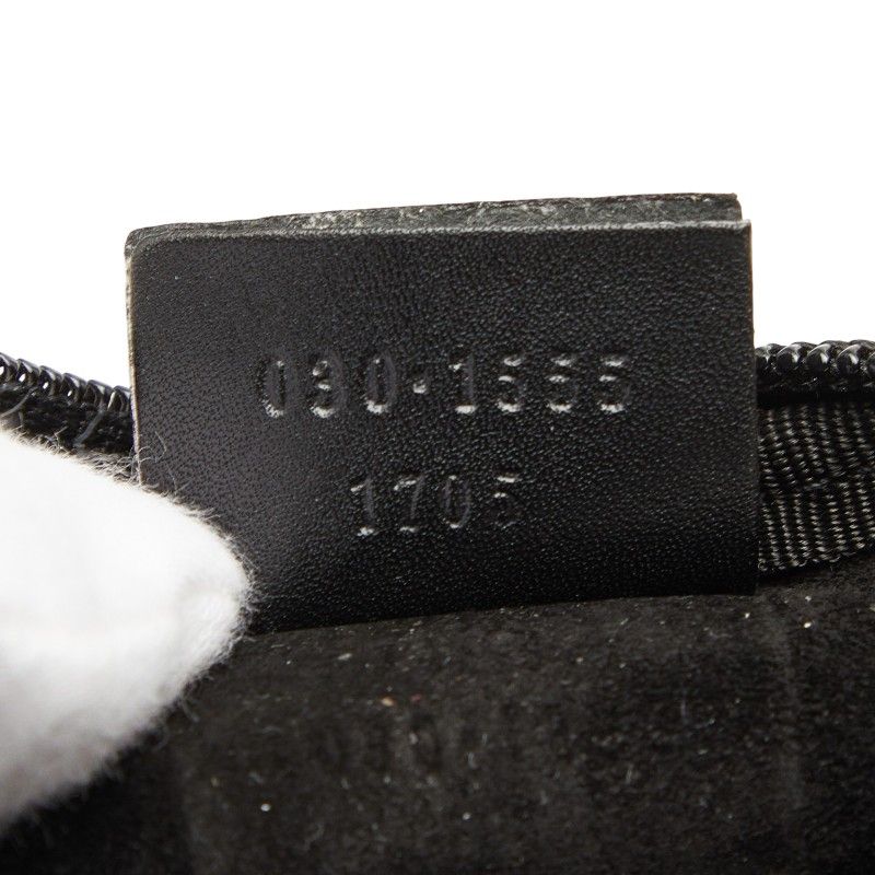 Gucci GG Canvas Pouch Case Black — view 7