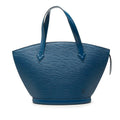 Louis Vuitton Epi Saint Jacques Handbag Toledo Blue Leather