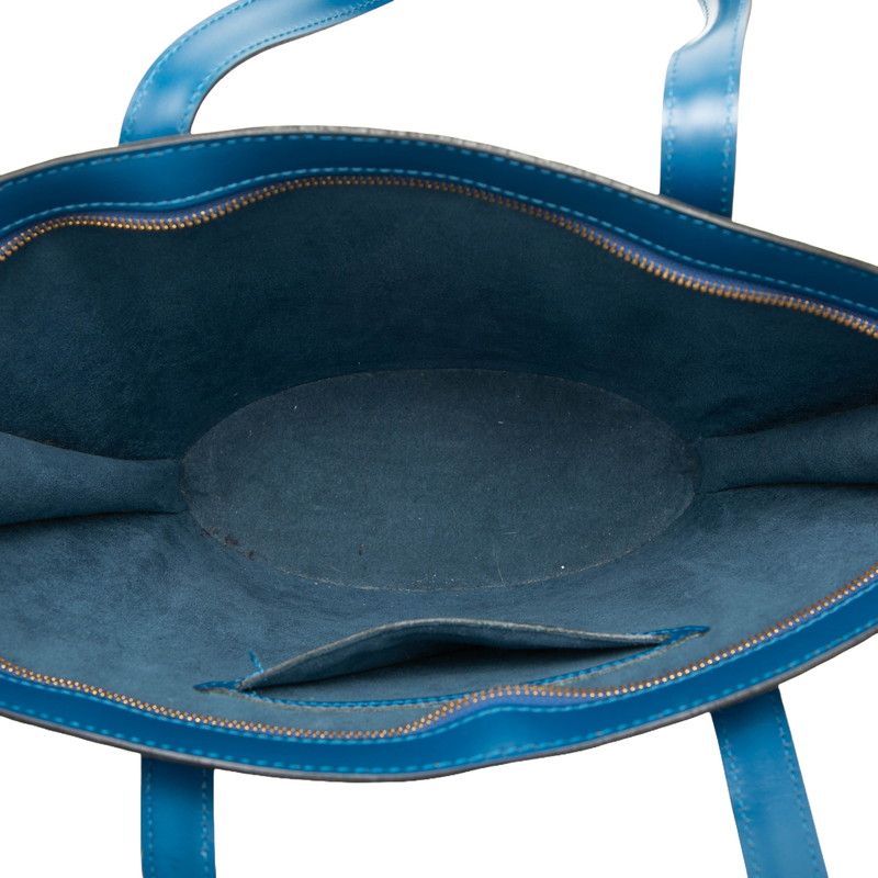 Louis Vuitton Epi Saint Jacques Handbag Toledo Blue Leather — view 4