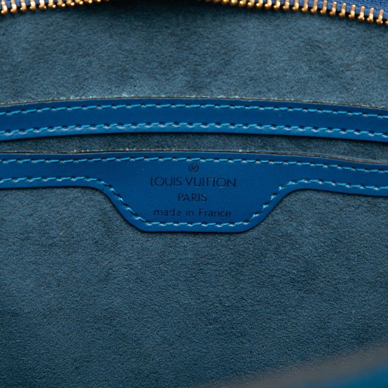 Louis Vuitton Epi Saint Jacques Handbag Toledo Blue Leather — view 5
