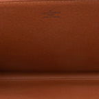 Louis Vuitton Epi Poche Document Clutch Cipango Gold Brown Leather — view 4