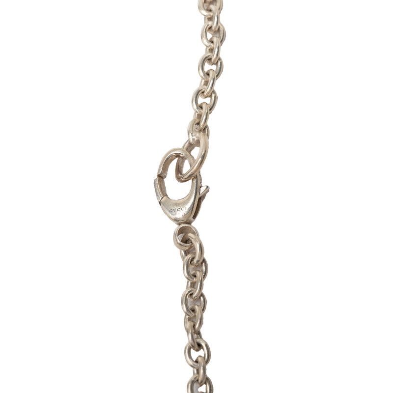 Gucci Interlocking Chain Pendant Silver — view 5