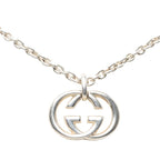Gucci Interlocking Chain Pendant Silver — view 2